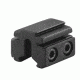 Model 167 1in Long Tri Mount Dovetail Riser Mount,Single,Matte Black