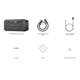 BLUETTI B300 Expansion Battery, 3072Wh, Gray, B300-US-GY-BL-00