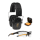 Browning Range Kit Ear Muffs, Black/Gold, 126400
