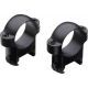 Burris Zee 1in Steel Rifle Scope Rings - Low, Black Matte, 420083