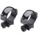 Burris Rimfire-Airgun Deluxe Steel .22 Rings - Medium, Gloss Black, 420072