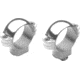 Burris Standard 1 Inch Ring pairs Medium, Nickel 