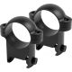 Burris Zee 1in Steel Rifle Scope Rings - High, Black Matte, 420087