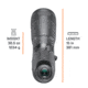 Bushnell 20-60x65 Trophy Xtreme Spotting Scope, 0.67 in, Fully Multi-Coated, Black, 887520B