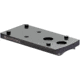 Contessa Fixed Bases for 12mm x 60 Rails, Black, For Leica, Doctor, Benelli, Argo And Browning Bar, LTBFX
