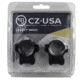 CZ-USA CZ 527 1in Dovetail Rings, Black Matte, 40088
