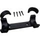 DNZ Products Game Reaper Scope Mount - Savage Flat Back Receiver, Low Ring, Left Hand, 1 in Tube, Black Matte, 22200