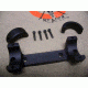 DNZ Products Game Reaper Scope Mount - Weatherby Mark V, Low Ring, 1 in Tube, Black Matte, 10400
