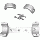 DNZ Products Game Reaper Scope Mount - Sako A7 Short Action, Low Ring, 1 in Tube, Silver, 10650S