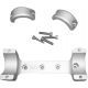 DNZ Products Game Reaper Scope Mount - Sako A7 Short Action, High Ring, 30 mm Tube, Silver, 17650S