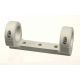 DNZ Products Game Reaper Scope Mount - Remington 597, Low Ring, 1 in Tube, Silver, 80700S
