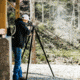 Double Tap Industries Stronghold Aluminum Shooting Tripod w/Ball Head, Black, TRI-A-002BH