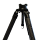 Double Tap Industries Stronghold Carbon Fiber Shooting Tripod w/Leveling Head, Black, TRI-CF-002L
