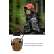 Earmor Sport Shooting ElectronicEar Muffs w/ Foam Earpads, 22dB, Coyote Brown, M300A-CB