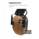 Earmor Sport Shooting ElectronicEar Muffs w/ Foam Earpads, 22dB, Coyote Brown, M300A-CB