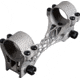 EAW EAW Bionic 3D Printed Titanium Scope Mount w/Lever, Diameter 30mm, Height 18mm, Silver/Grey, Small, 481353018021