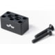 EAW German Tactical Mount Elevation Block, Hole Distance 10mm, Angeled Mount, Height 15mm, Black, Small, 60007