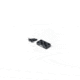 EAW German Tactical Mount Elevation Block, Hole Distance 10mm, Angeled Mount, Height 6mm, Black, 60005