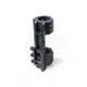 EAW German Tactical Mount Extended Fixed Blockmount, Tube Diameter 30mm, Height 15mm, Extension 70mm, Screw, Black, 62005