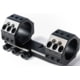 EAW German Tactical Mount Extended Fixed Blockmount, Tube Diameter 34mm, Height 15mm, Extension 70mm, Screw, Black, Small, 62008