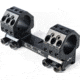 EAW German Tactical Mount Fixed Blockmount, Tube Diameter 30mm, Height 19mm, Screw, Black, 62002