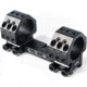 EAW German Tactical Mount Fixed Blockmount, Tube Diameter 34mm, Height 15mm, Screw, Black, 62001