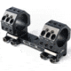 EAW German Tactical Mount Fixed Blockmount, Tube Diameter 34mm, Height 19mm, Screw, Black, 62004