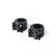 EAW German Tactical Mount Pair Of Fixed Rings, Tube Diameter 34mm, Height 15mm, Screw, Black, 61001