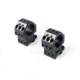 EAW German Tactical Mount Pair Of Fixed Rings, Tube Diameter 30mm, Height 20mm, Screw, Black, 61002