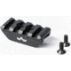 EAW German Tactical Mount Picatinny Attachment, Hole Distance 10mm, Angeled Mount, Height 15mm, Length 45mm, Black, 60013
