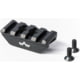 EAW German Tactical Mount Picatinny Attachment, Hole Distance 10mm, Angeled Mount, Height 15mm, Length 45mm, Black, Small, 60013