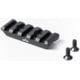 EAW German Tactical Mount Picatinny Attachment, Hole Distance 20mm, Top Mount, Height 10mm, Length 55mm, Black, Small, 60015