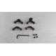 EDEMO Leupold Quick Release Rifle Scope Rings, 30mm Diameter, Extension, Medium, Matte Black, EDEMO1