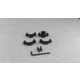 EDEMO Leupold Quick Release Rifle Scope Rings, 30mm Diameter, Extension, Medium, Matte Black, EDEMO1