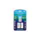 Eneloop Rechargeable AA 1.2V 2000mAh NiMh Batteries with D-cell Spacers - 2pk, White, K-KJS1MCA2BA