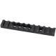 Ergo Grip 10-slot 4in X .400 Ergo Aluminum U.M.P. w/Ergo Rail Cover, 1 Mounting Hole &amp; 1 Slot, 4754