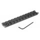 Evolution Gun Works Picatinny Rail Scope Mount, Ruger 10/22 Takedown, 0 MOA, 4.645in, Aluminum, 46101