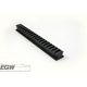 Evolution Gun Works HD Picatinny Rail Blank, Brownells, 7075 Aluminum Black, 89000