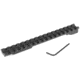 Evolution Gun Works Picatinny Rail Scope Mount, Mauser 98 LR 3-Hole, 0 MOA, Undrilled, 6.670in, Aluminum, Matte Black, 47022
