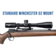 Evolution Gun Works Picatinny Scope Mount, Win 52 Target fits Kimber 82C, 82G, Anschutz 64, 0 MOA, 42700