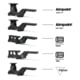 GBRS Group Hydra V2 Red Dot Sight Red Dot Sight Mount Kit, EOTECH XPS, FDE, One Size, GEAR-HYDRA2-XPS-FDE