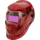 Grizzly Industrial Auto-Darkening Welding Helmet, Red T25921