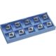 Grizzly Industrial Carbide Inserts CCGT for Aluminum, 10pk, H8333