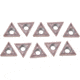 Grizzly Industrial Carbide Inserts TCMT for Steel, pk. of 10 T10375