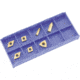 Grizzly Industrial K20 TiN Insert Set (7) for T10294 - Cast Iron T23905