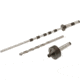 Grizzly Industrial MT1 Pen Mandrel Kit with 5 pc Bush, 7mm Brad Point Drill Bit and Saver T28073