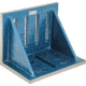 Grizzly Industrial Slotted Angle Plate - 12in. W x 9in. H x 8in. D G9581