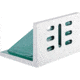 Grizzly Industrial Slotted Angle Plate - 9in. W x 7in. H x 6in. D G9579