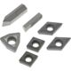 Grizzly Industrial YG6X TiN Insert Set 7 for T10293 - Aluminum, T23903