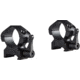 Hawke Sport Optics Precision Steel 1in Rings Weaver w/ Lever - 2-Pieces, Medium, Black, 23011